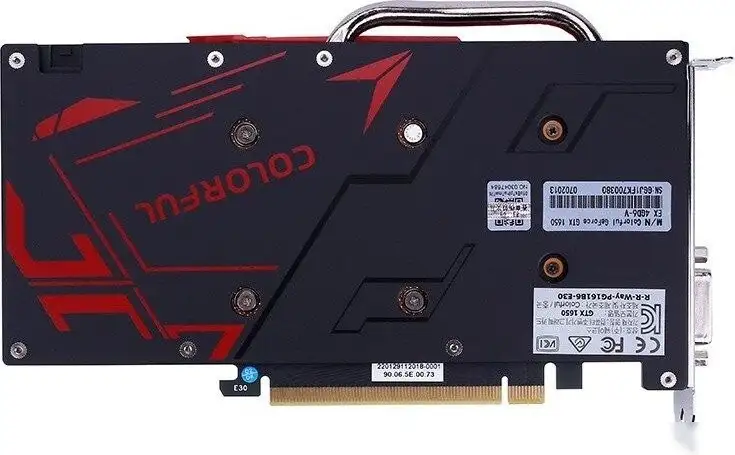 Видеокарта Colorful GeForce GTX 1650 EX 4GD6-V – фото товара