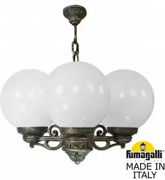 Уличный подвесной светильник Fumagalli Globe 250 FU_G25.120.S30.BYF1R – изображение в каталоге