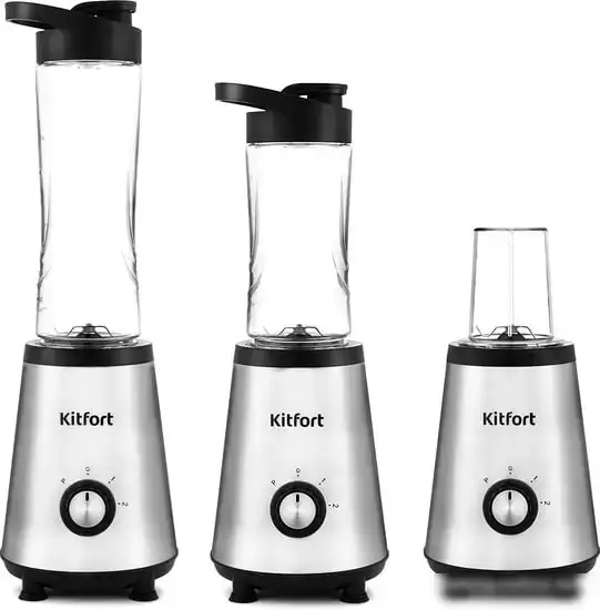 Стационарный блендер Kitfort KT-1340-3 (серебристый) - фото товара