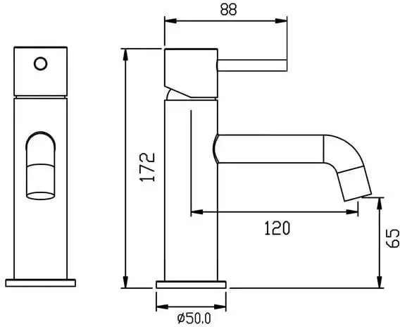 Смеситель Gota Rocio Black and White 016085 - фото товара