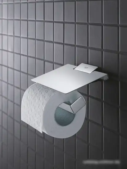 Держатель для туалетной бумаги Grohe Selection Cube 40781000 (хром) – фото товара