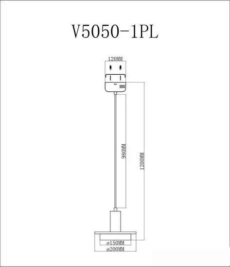 Подвесная люстра Moderli Solumn V5050-1PL – фото товара