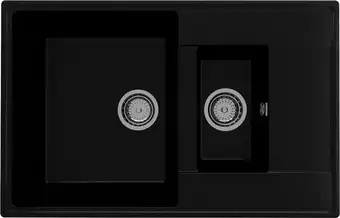 Кухонная мойка Ulgran Quartz Prima 780 1,5К-07 (уголь) - изображение в каталоге