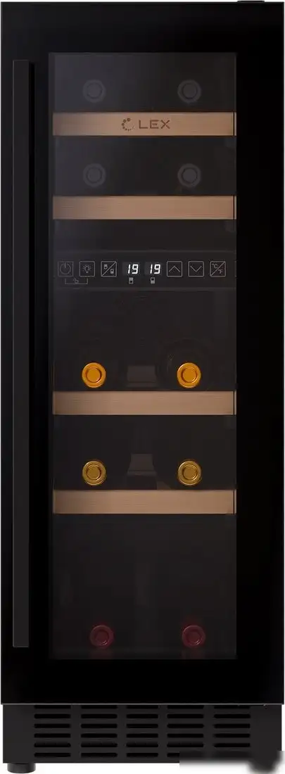 Винный шкаф LEX LWD3017BL Dual Zone — фото товара