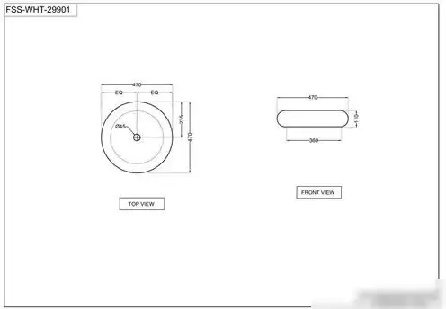 Умывальник Jaquar FSS-WHT-29901 - фото товара