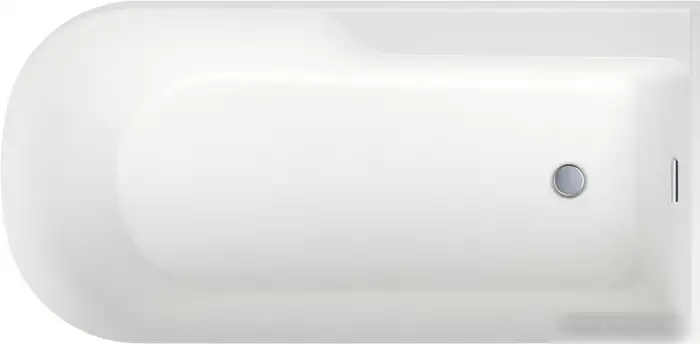 Ванна Wellsee Camellia 2.0 167x82 236202001 (отдельностоящая ванна (правая) белый глянец, экран, ножки, сифон-автомат хром) - фото товара