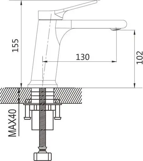 Смеситель Shevanik S8301T - фото товара