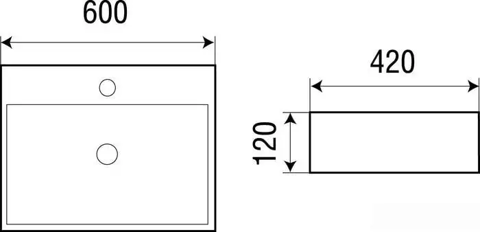 Умывальник WeltWasser Elbach 2173 M845 - фото товара