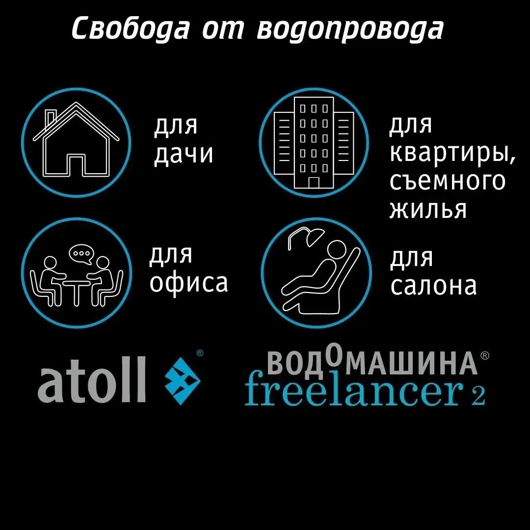 Диспенсер Atoll Freelancer 2 White - фото товара
