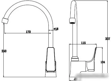 Смеситель Kaiser Clever [76044] - фото товара