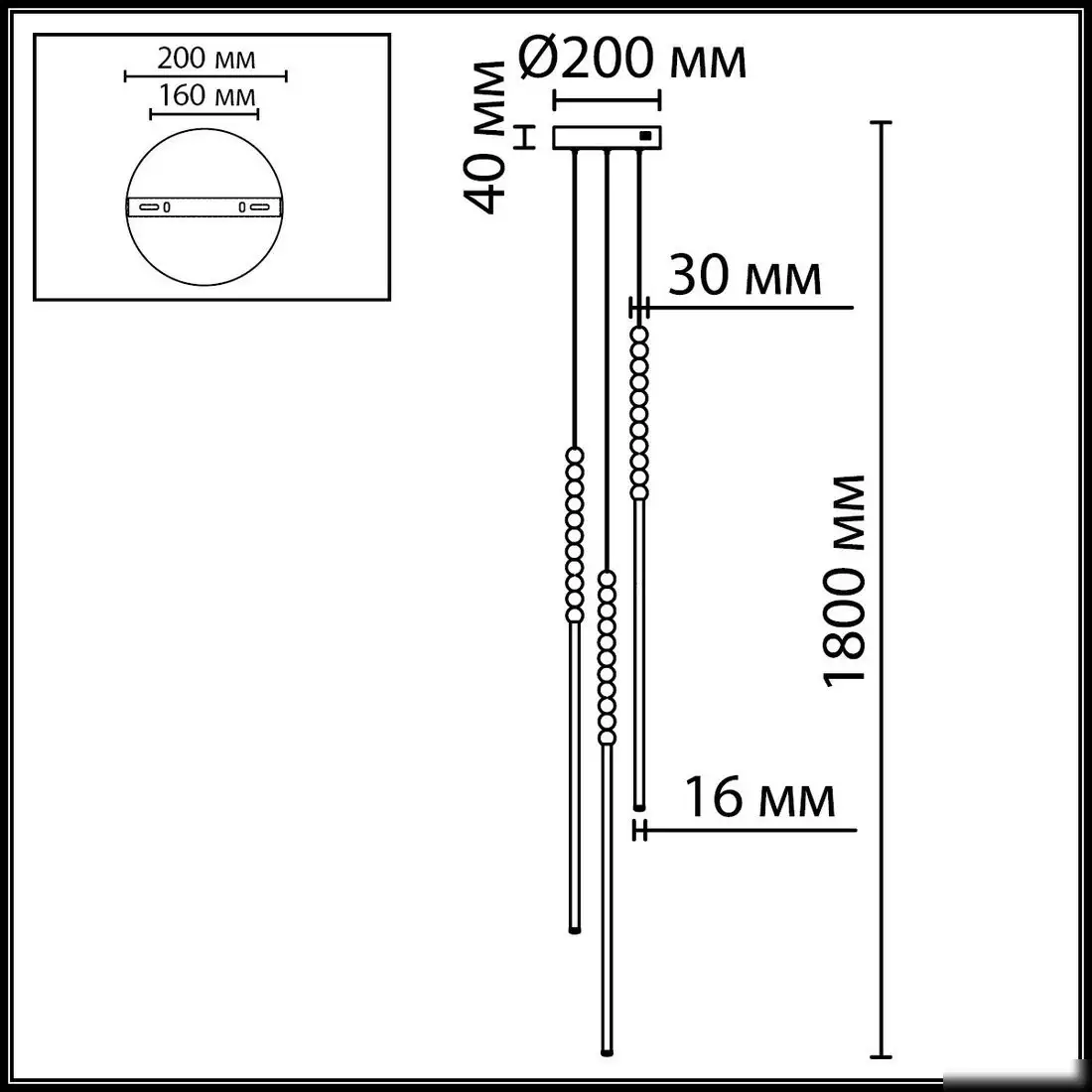 Подвесная люстра Odeon Light Monella 7149/33L – фото товара