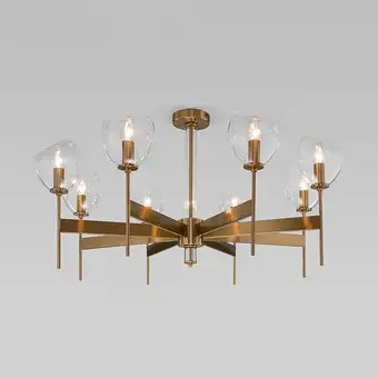 Подвесная люстра Евросвет Arrista 60130/8 латунь Smart – изображение в каталоге