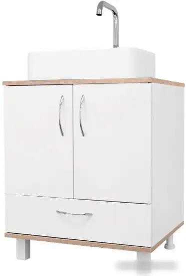 Doratiz Тумба под умывальник Doratiz Гавайи 60 9908.181 (белый/дуб сонома) – изображение в каталоге