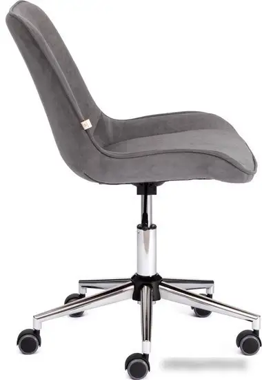 Кресло TetChair Style (флок, серый) – фото товара