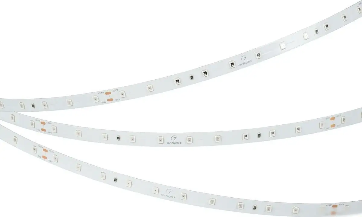 Светодиодная лента Arlight 11W/m 66Led/m 2835SMD красный 5M FITOLUX-A66-8mm 24V Red660 045214 – фото товара
