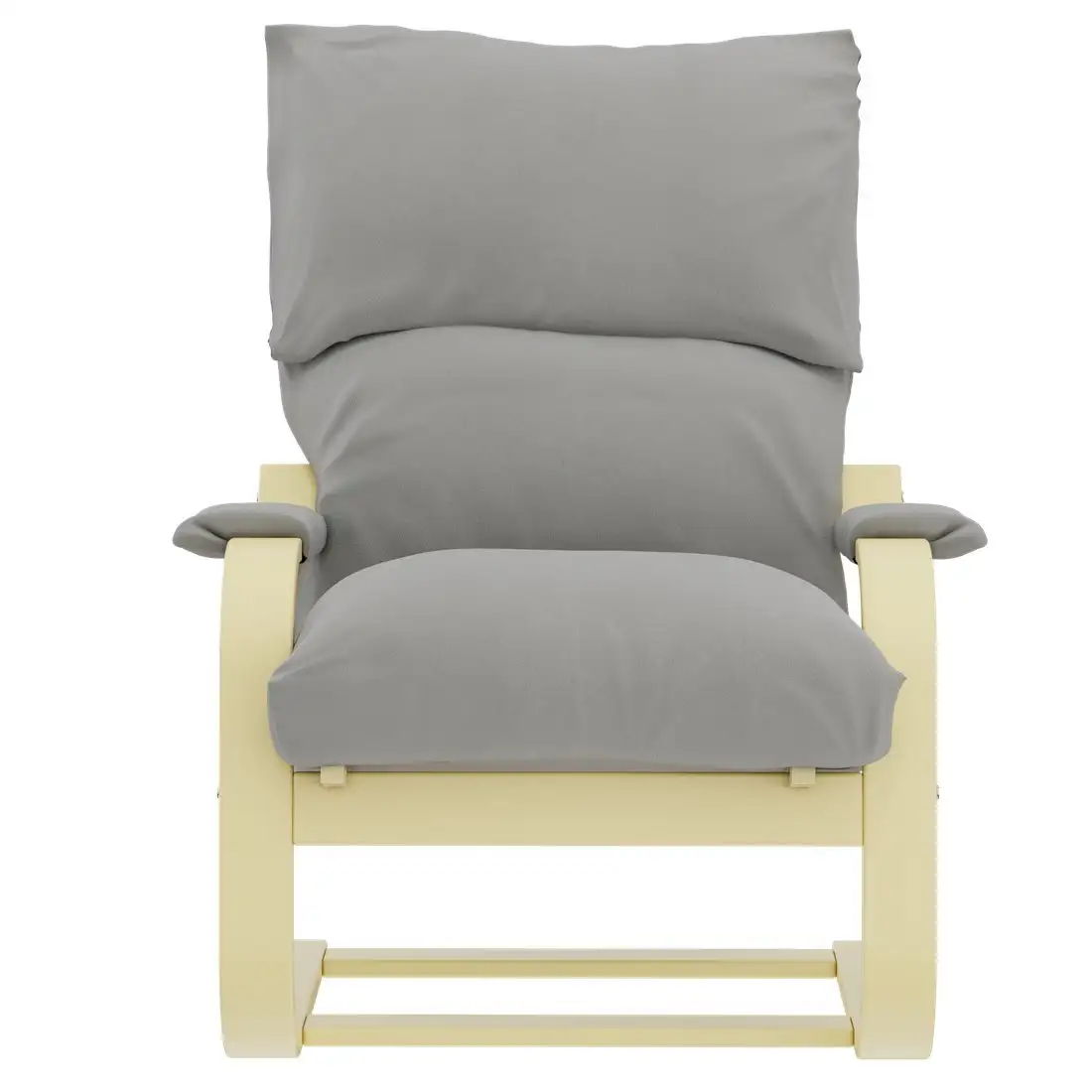 Кресло-качалка Glider Марго М81 (светло-серый/дуб шампань) – фото товара