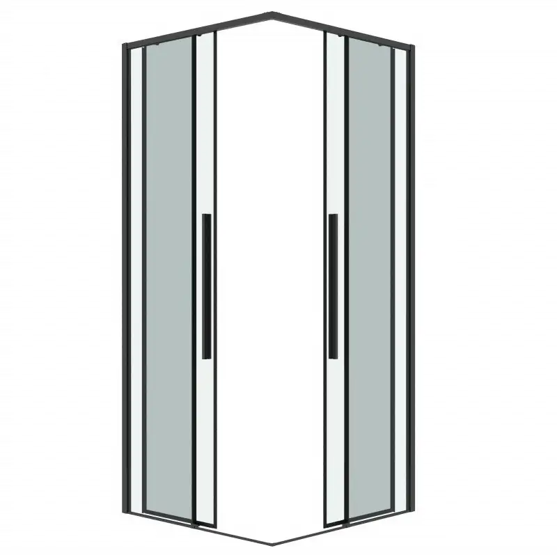 Душевой уголок Grossman Galaxy 70x70x195 300.K33.01.7070.42.00 (графит сатин/прозрачное стекло) - фото товара