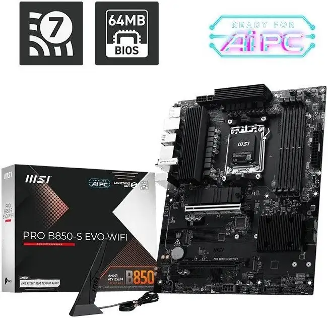 Материнская плата MSI Pro B850-S Evo WiFi – фото товара