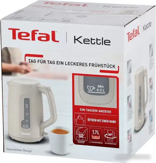 Электрический чайник Tefal Morning Fair Grey KO2M0B10 - фото товара