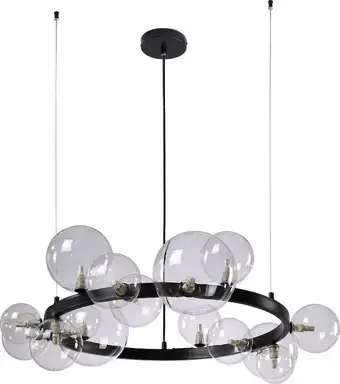 Подвесная люстра Crystal Lux AGATA SP15 V2 BLACK – изображение в каталоге