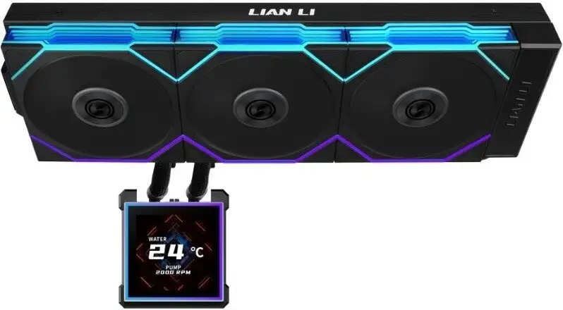 Система жидкостного охлаждения для процессора Lian Li HydroShift II LCD-S 360TL G89.GHS2LCDS36TB.R0 – фото товара
