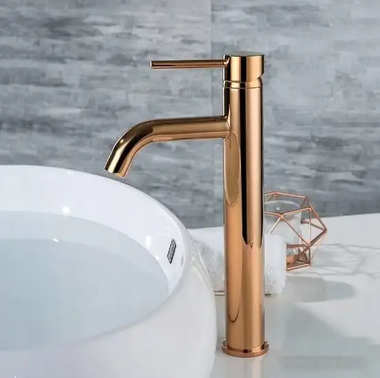 Смеситель Rea Lungo REA-B6321 (розовое золото) - фото товара