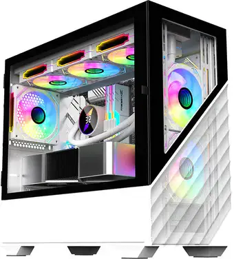 Корпус 1stPlayer DK D7 D7-WH-3F1-W – изображение в каталоге