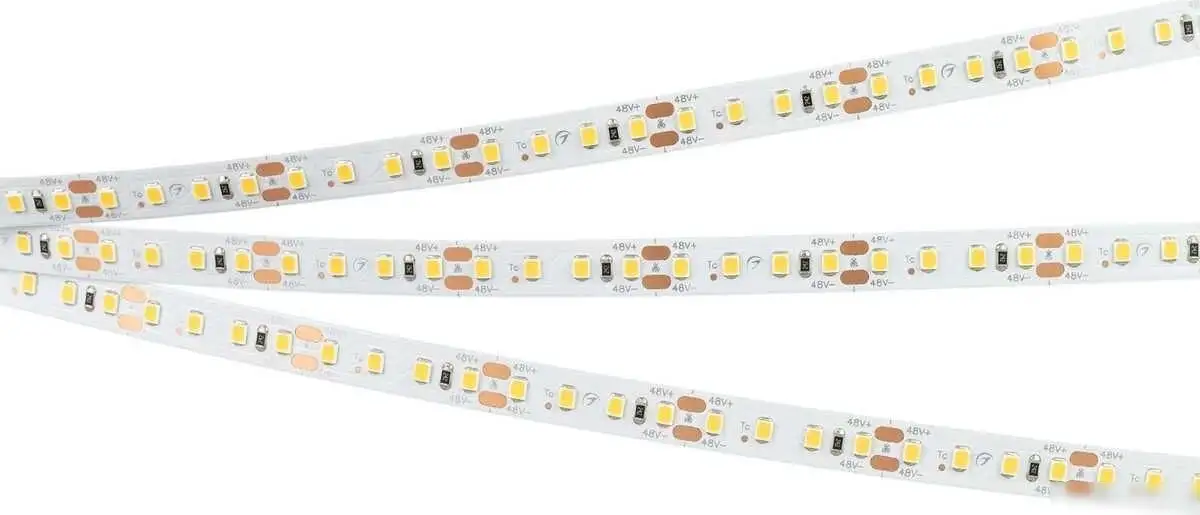 Светодиодная лента Arlight 9.6W/m 120Led/m 2835SMD холодный белый 30M RT-A120-10mm 48V White6000 038805 – фото товара