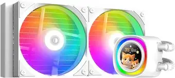 Система жидкостного охлаждения для процессора ID-Cooling FX240 LCD White – изображение в каталоге