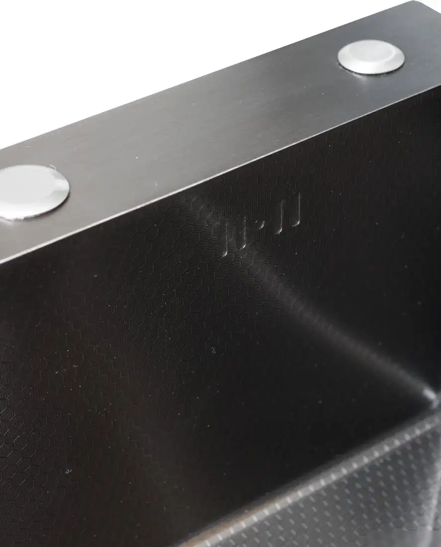 Кухонная мойка Blantek FS-5050HN Honeycomb Nano black ECO (+501F40-B) - фото товара
