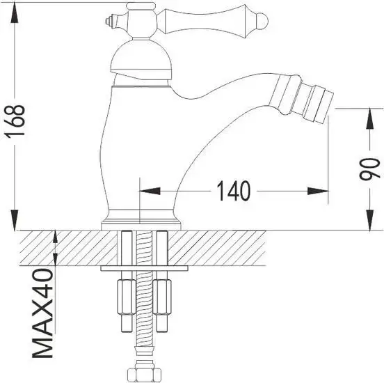 Смеситель Rose R0107 - фото товара
