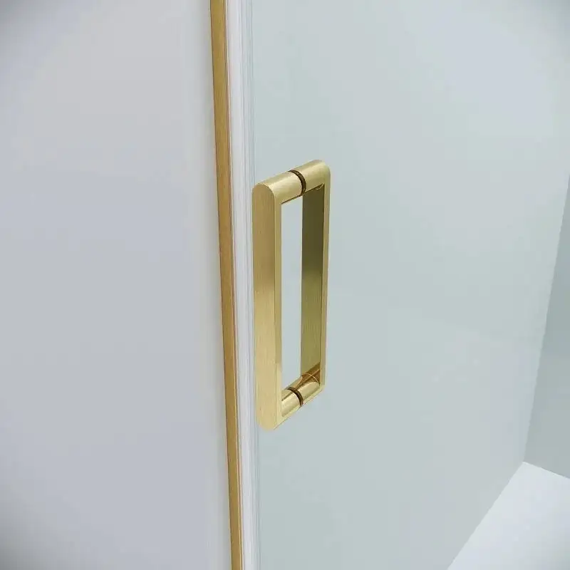 Душевая дверь Grossman Classic 100.K33.04.160.32.00 160х195 (золото сатин/стекло прозрачное) - фото товара