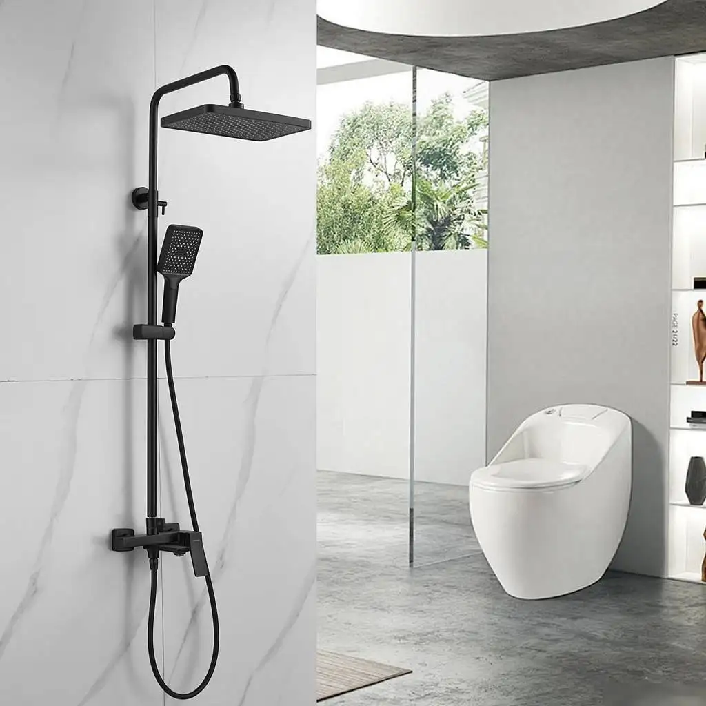 Душевая система Shevanik S4436H (черный) - фото товара