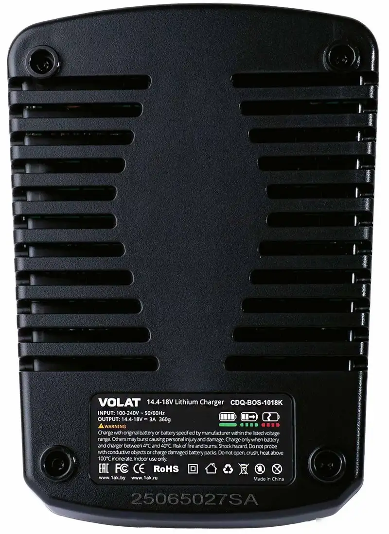 Зарядное устройство VOLAT CDQ-BOS-1018K (14.4-18В) – фото товара