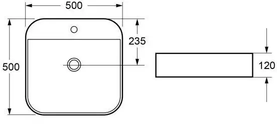 Умывальник Cezares CZR-LFT-50-LVB - фото товара