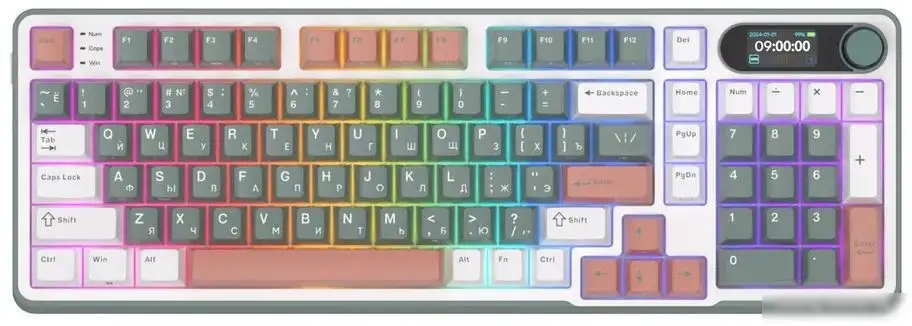 Клавиатура Royal Kludge RK-S98 RGB Camping (RK Brown) – фото товара