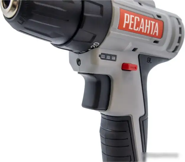 Дрель-шуруповерт Ресанта ДА-20-2ЛК-Б (с 2-мя АКБ, кейс) – фото товара