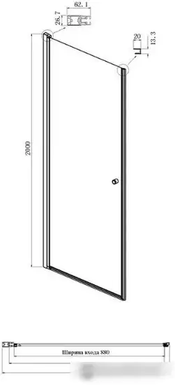 Душевой уголок Ambassador Elysium 100x90x200 111011111CX-90CX - фото товара