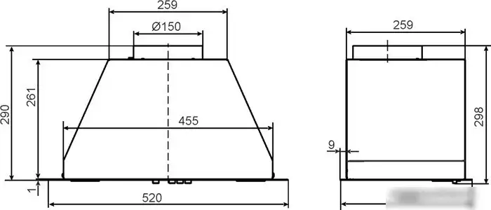 Кухонная вытяжка Elikor BF5634Q0 - фото товара