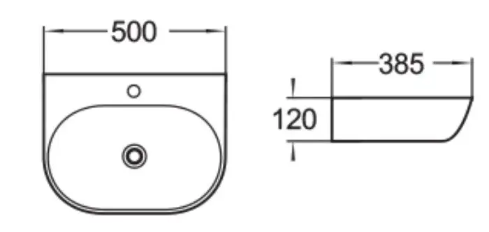 Умывальник SantiLine SL-2005 - фото товара