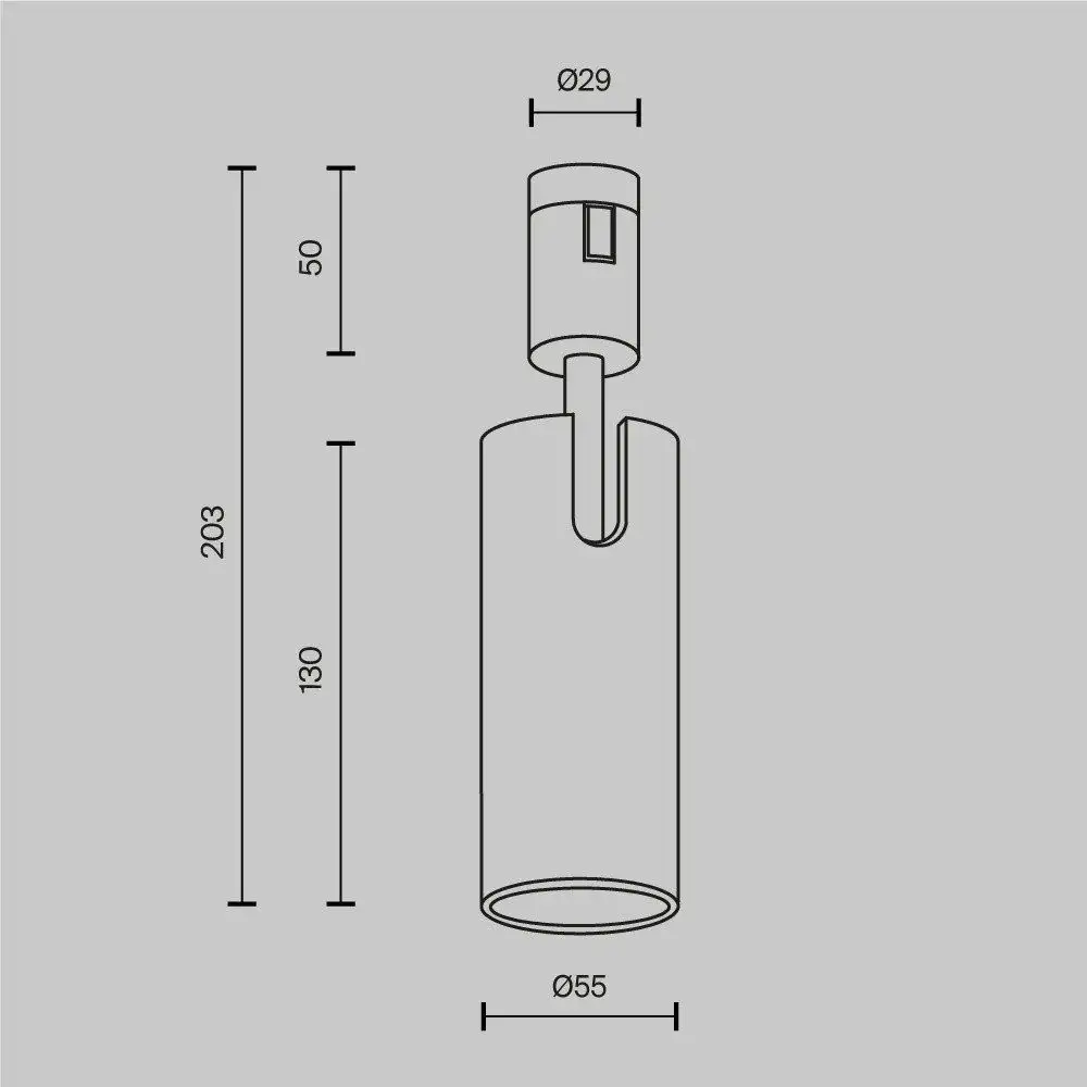 Трековый светильник Technical TR144-1-12W3K-W-B – фото товара