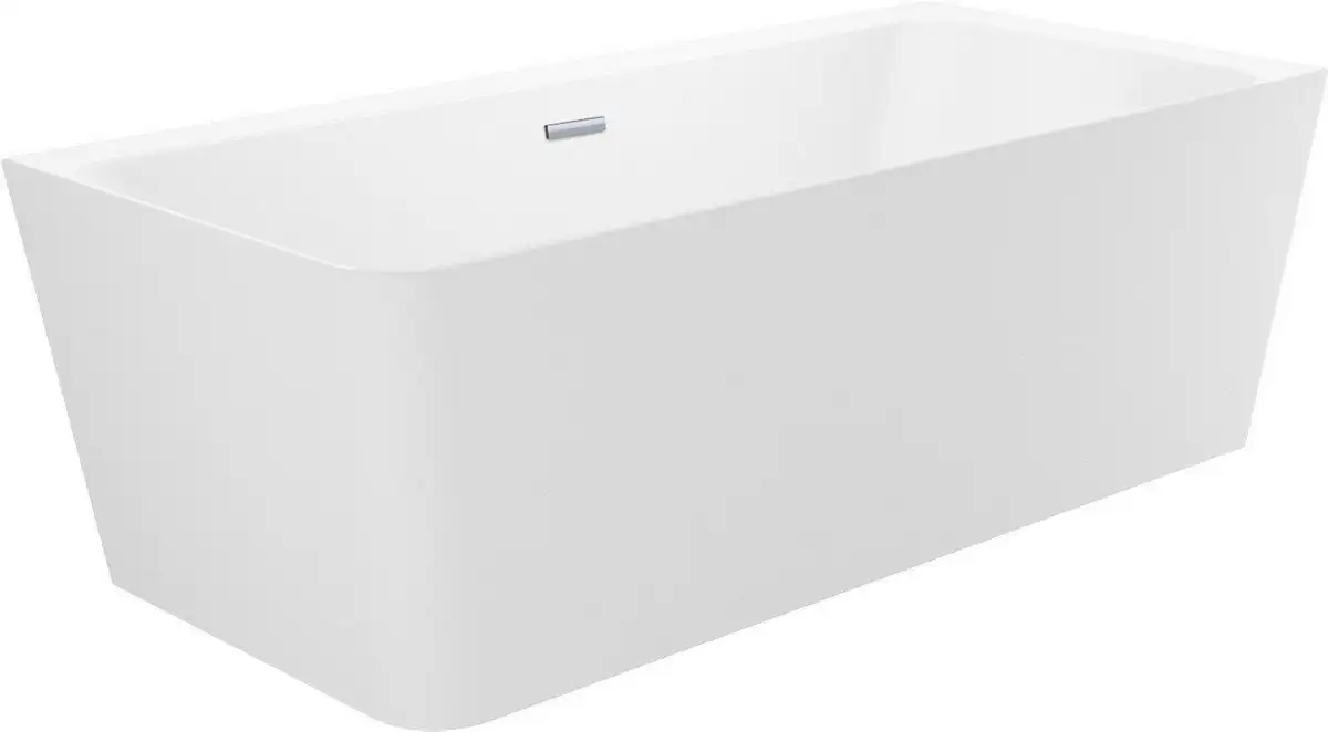 Ванна Wellsee Bromance 170x78 23160301R (пристенная ванна (правая) белый глянец, экран, ножки, сифон-автомат хром) - фото товара