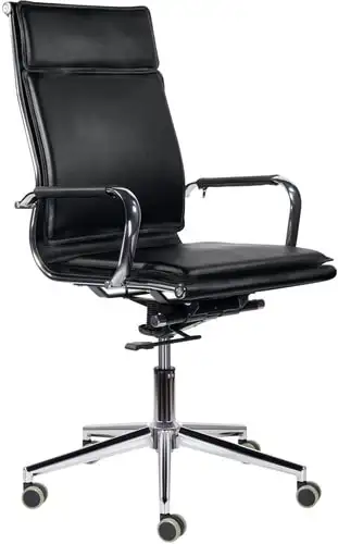 Кресло Brabix Premium Kayman EX-532 (экокожа/хром черный) – изображение в каталоге