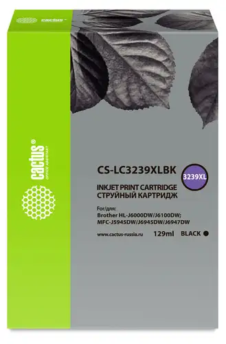 Картридж CACTUS CS-LC3239XLBK (аналог Brother 3239XLBK) – изображение в каталоге