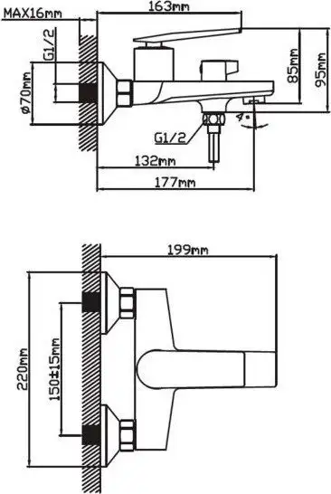 Смеситель Diadonna D169-30W - фото товара