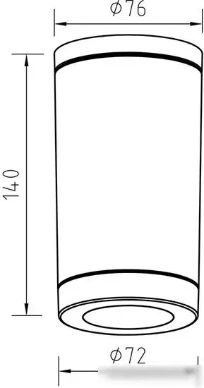 Припотолочная люстра Escada 30008P/01 (черный) – фото товара