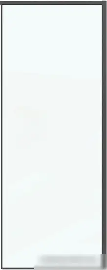 Душевая стенка Grossman Galaxy 80x195 200.K33.01.80.42.00 (графит сатинстекло прозрачное)