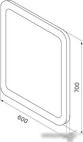 Мебель для ванных комнат IDDIS Зеркало Edifice ЗЛП108 – фото товара