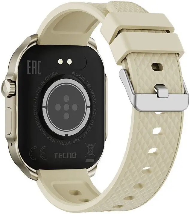 Умные часы Tecno Watch 3 Active TSP-W03A (золотистый) – фото товара