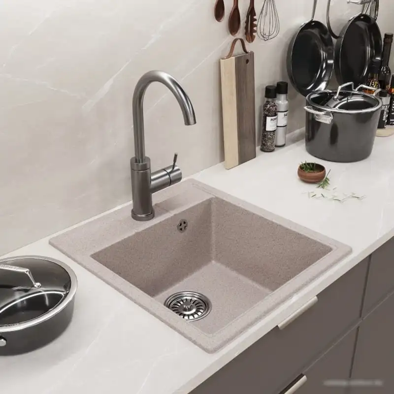 Кухонная мойка Mixline ML-GM28 552094 (песочный) - фото товара